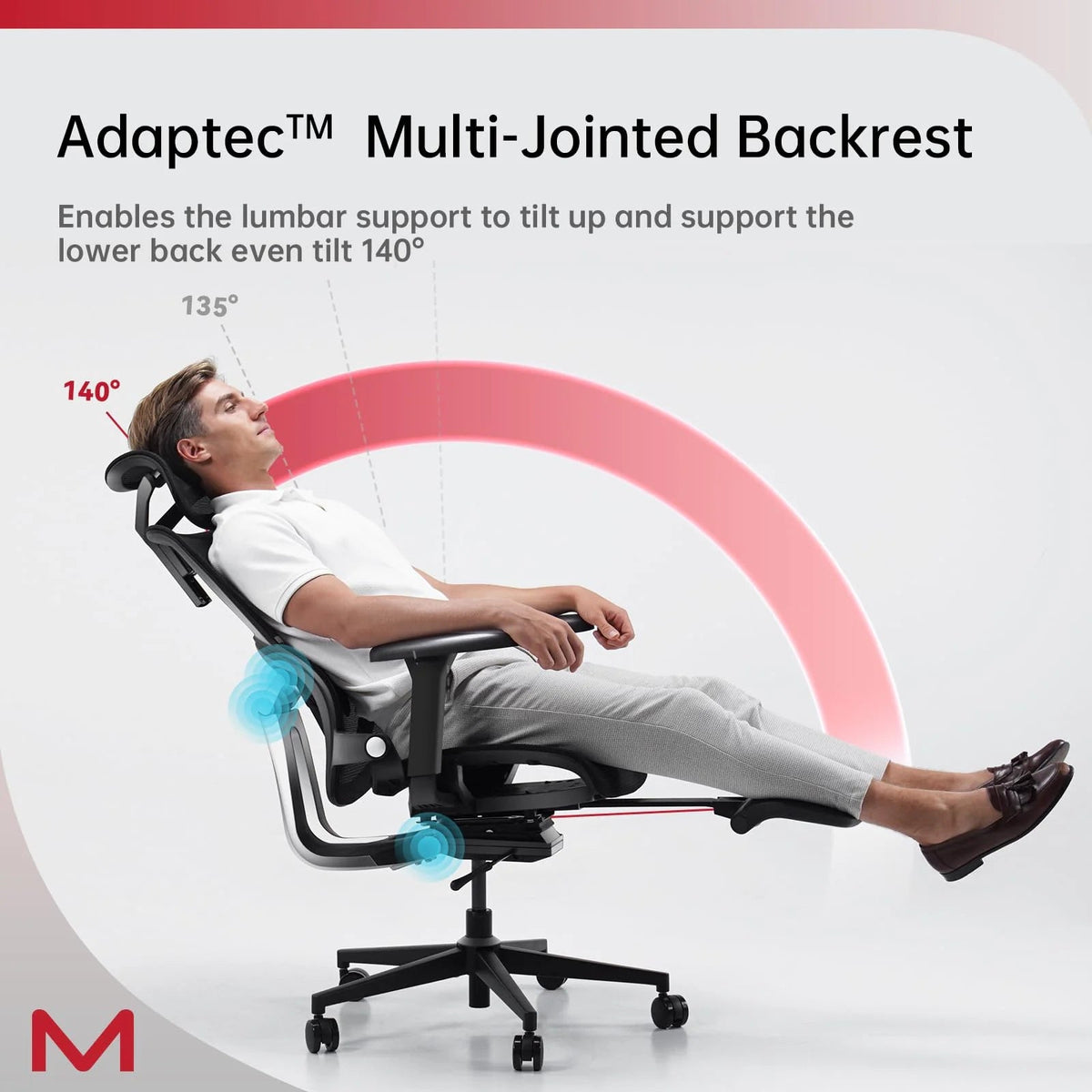 ErgoFlex Mesh Office Chair with Adjustable Footrest