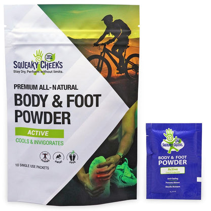 FreshVenture Talc-Free Single-Use Powder Sachets (6g X 10 pack)