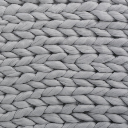 Silver Comfort Knit Blanket