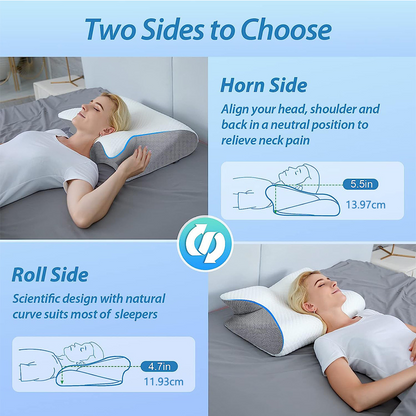 Ergonomic Memory Foam Neck Pillow