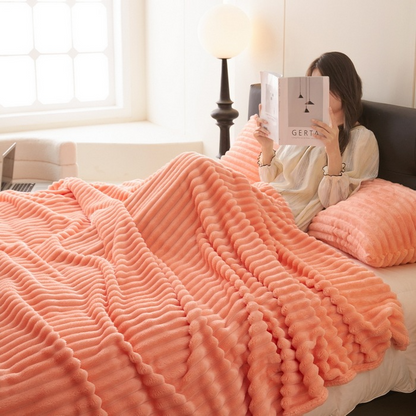 Rabbit Plush Anti-static Blanket