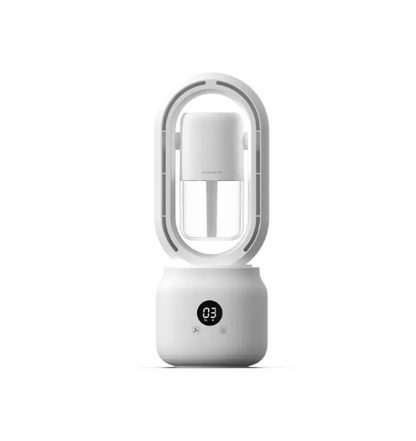 HydraMist Bladeless USB Fan & Humidifier