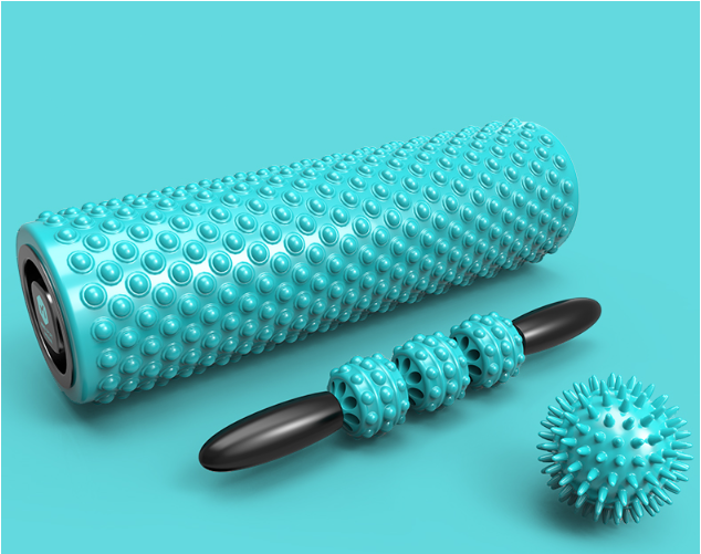 Leg Tone Fitness Foam Roller