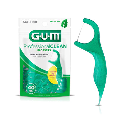 GUM Expert Mint Floss Picks 40ct