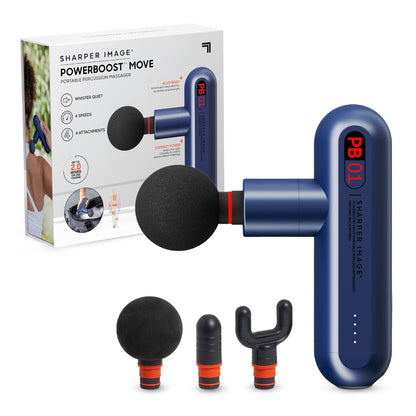 Sharper Image Powerboost Move Handheld Percussion Massager