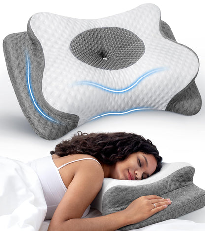 ComfortCradle Neck Support Pillow with Armrest