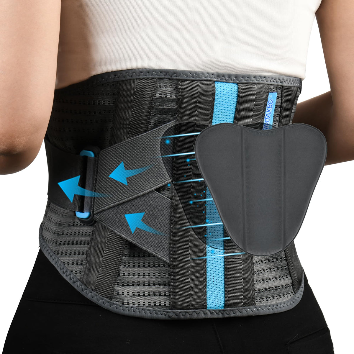 Dual-Strap Lumbar Support Brace for Pain Relief 3XL