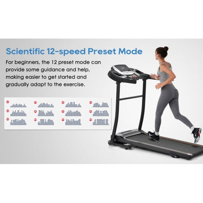 Home Gym Quiet Folding Treadmill