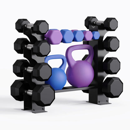 Gym-Grade Dumbbell Holder – Large Capacity Storage Rack