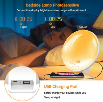 Kids' Dual Alarm Sunrise Clock