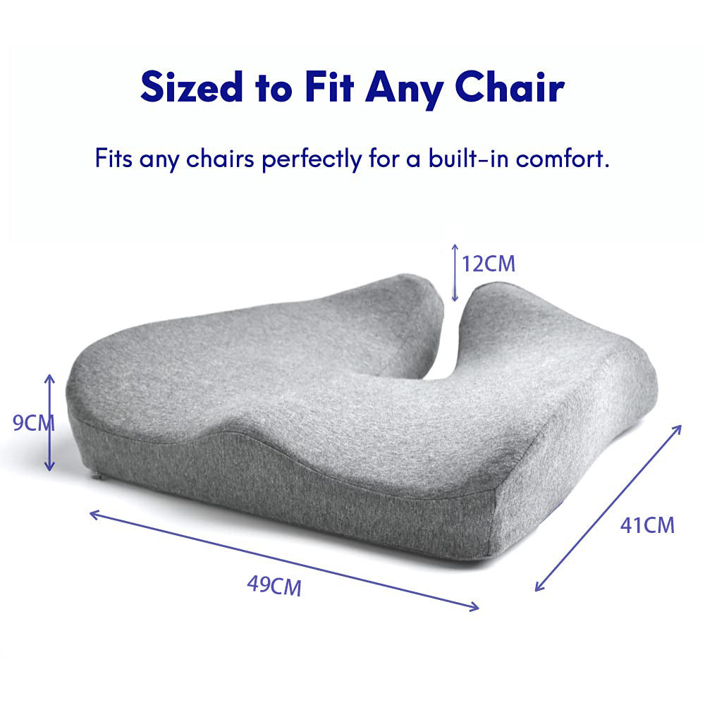 ErgoFoam Car Seat Office Cushion