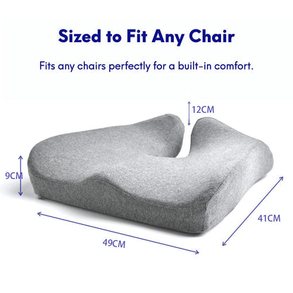 ErgoFoam Car Seat Office Cushion