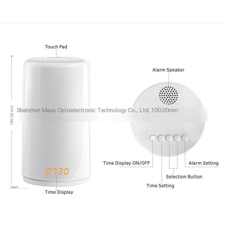 Glowing Sunrise Smart Alarm Clock