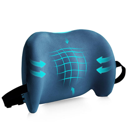 ErgoSupport Blue Lumbar Cushion