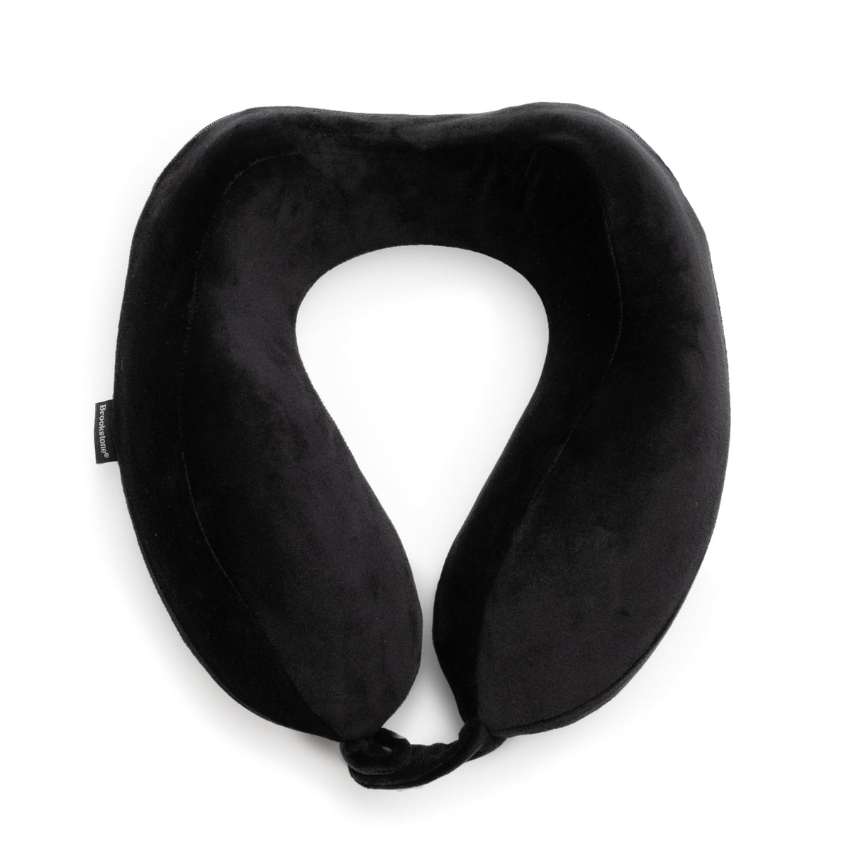 Brookstone Memory Foam U-Shape Neck Pillow - Black
