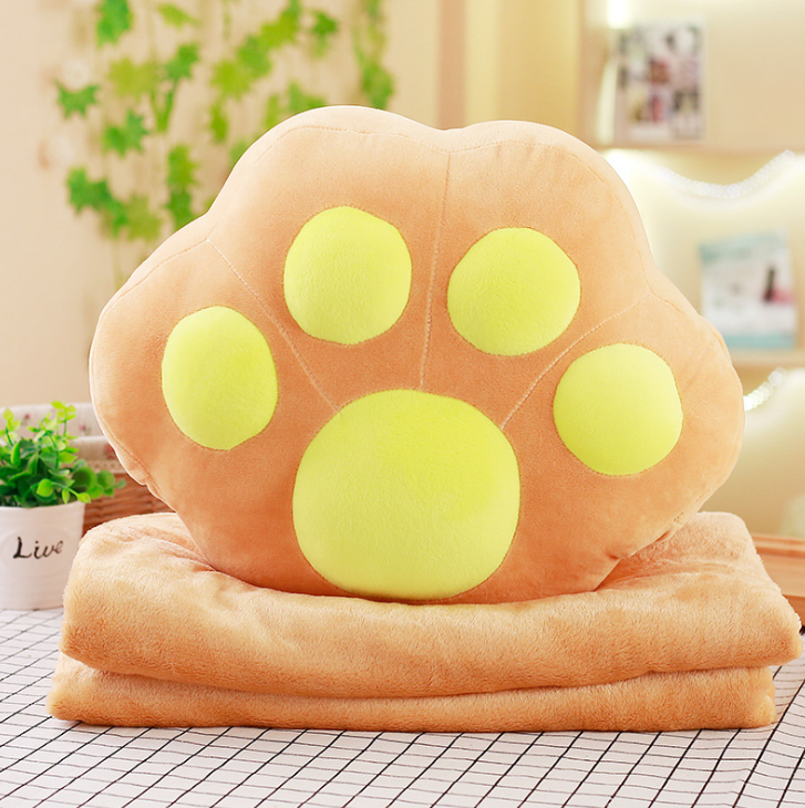 Paw Print Cozy Throw - AC Friendly