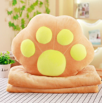 Paw Print Cozy Throw - AC Friendly