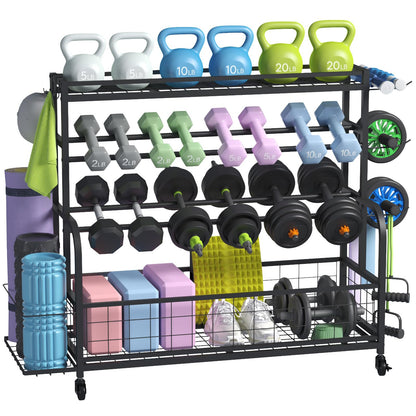 FitStorage Mobile Multi-Rack for Home Gym