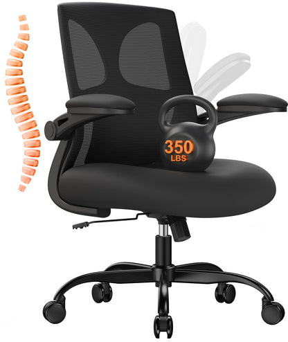 CAPOT 350lbs Ergonomic Office Chair - Tall Back & Thick Cushion