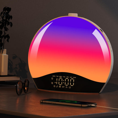 Sunrise Simulation Alarm with Soothing Sounds & FM Radio