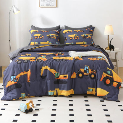 Builder's Dream 7-Piece Boys Full Comforter Set