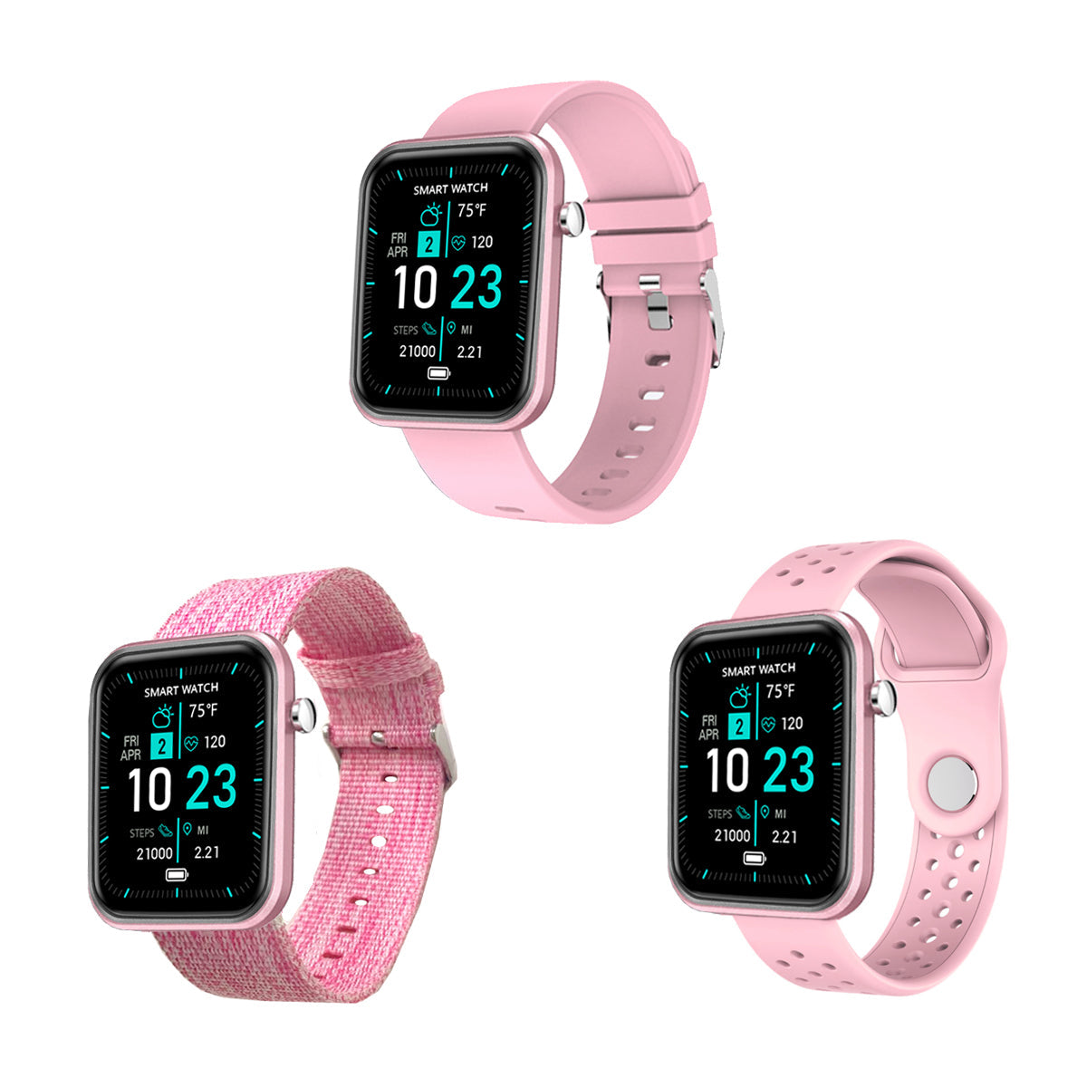 Tri-Band Wellness Smartwatch