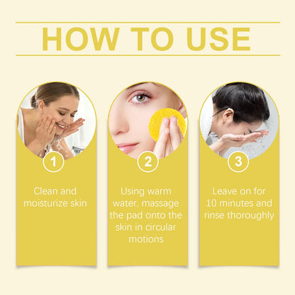 Hoygi Turmeric Exfoliating Cleansing Pads