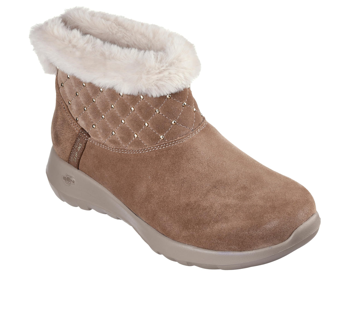 Skechers Women's Joy-Cozy Shimmer Slip-In Boots