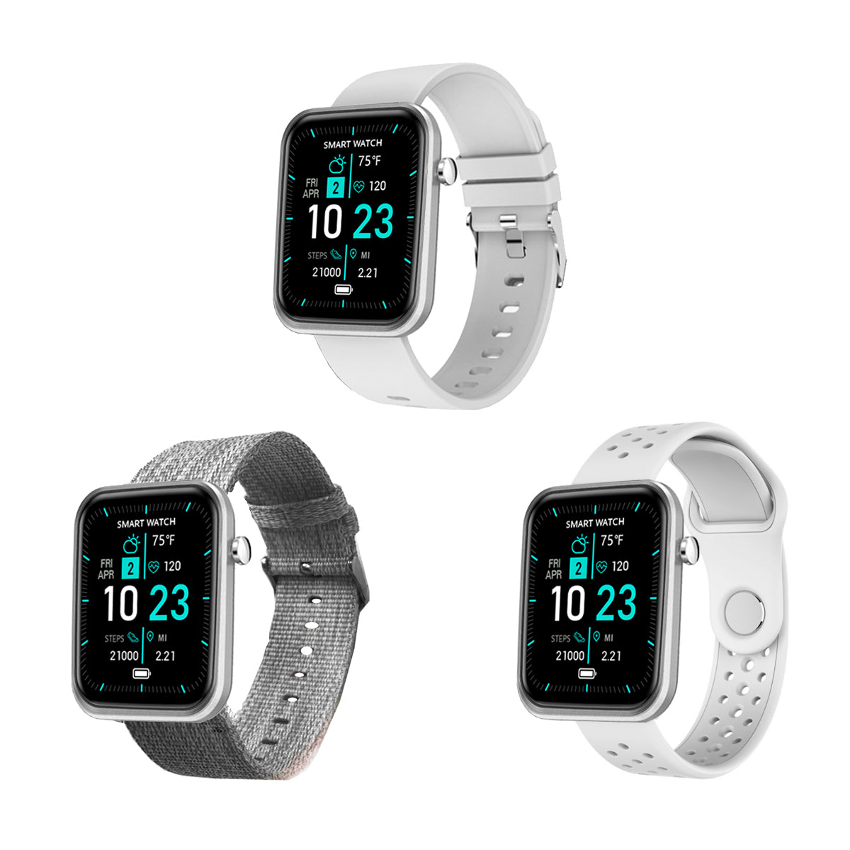 Tri-Band Wellness Smartwatch