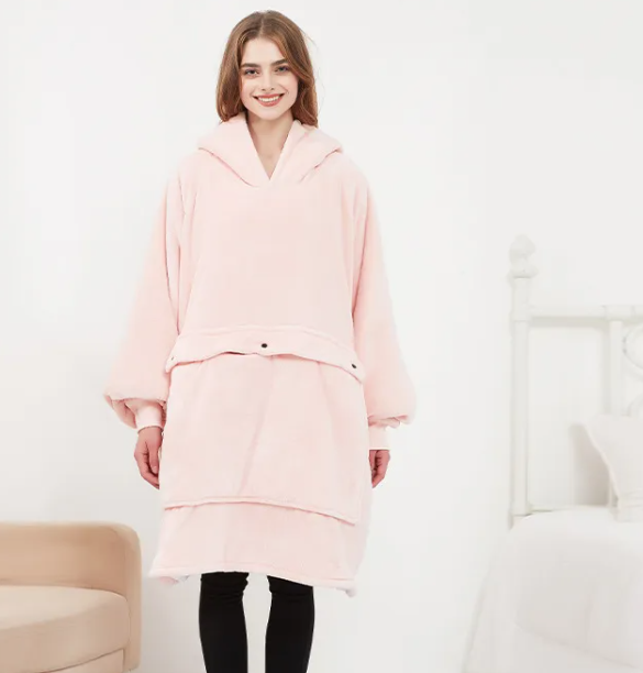 USB Cozy Hooded Heating Blanket