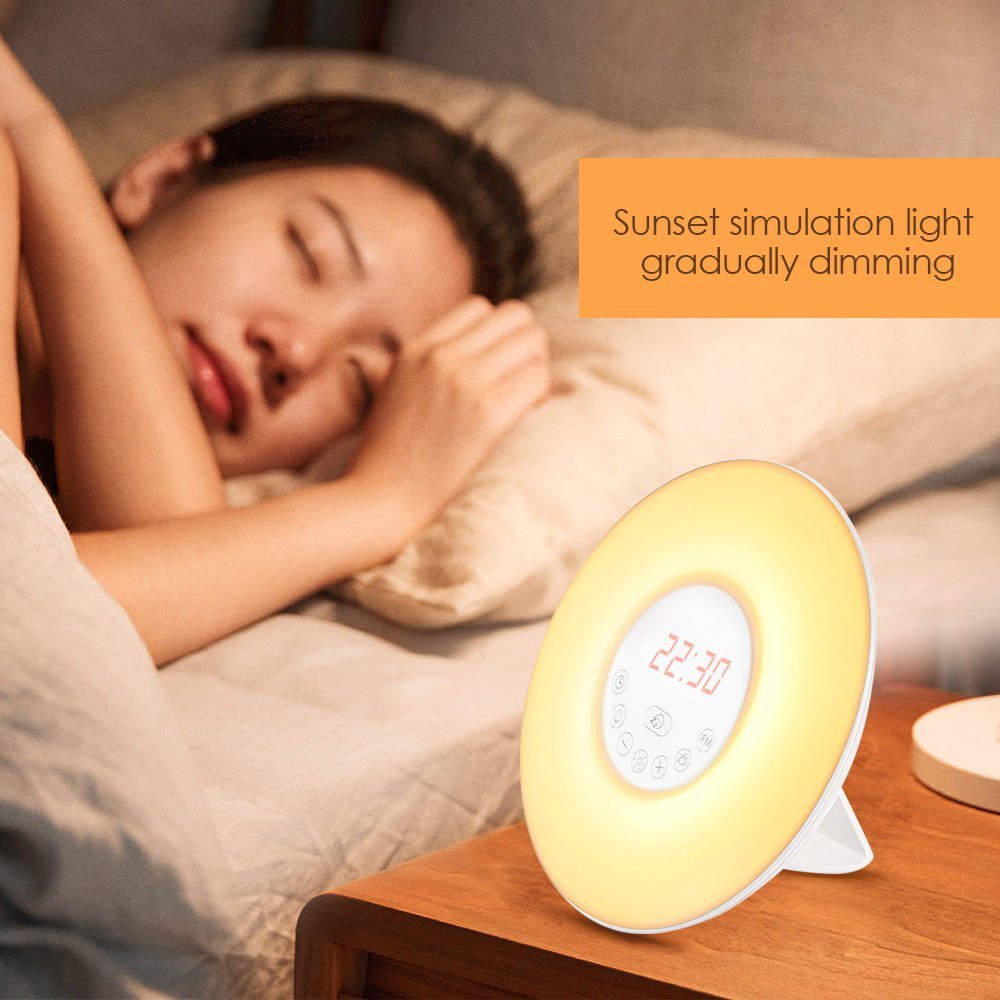 Luminous Wake-Up Alarm Clock Lamp