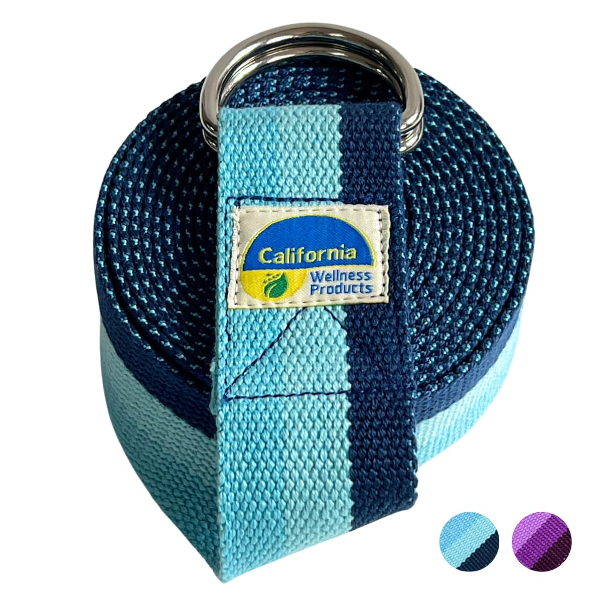 FlexFit Yoga Strap with Adjustable D-Ring