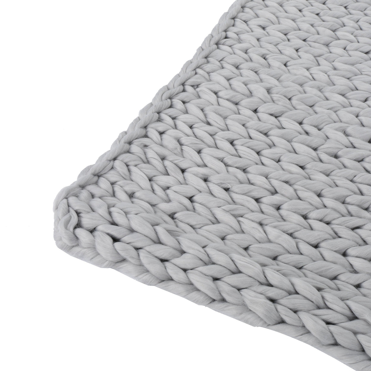 Silver Comfort Knit Blanket