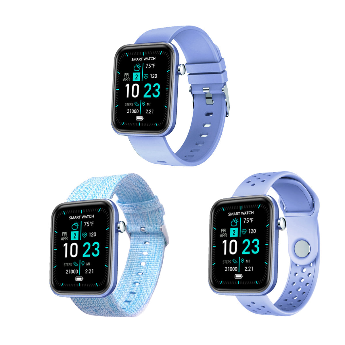 Tri-Band Wellness Smartwatch