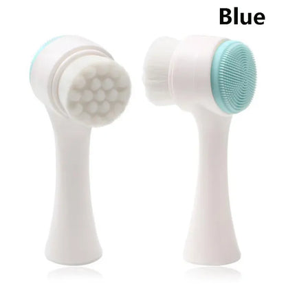 Dual-Action Silicone Face Brush