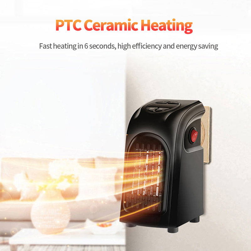 Compact Ceramic Heat Buddy – Ideal for Home, Office, & Outdoors