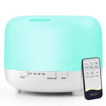 EssenceMist 500ml Aromatherapy Oil Diffuser with Remote