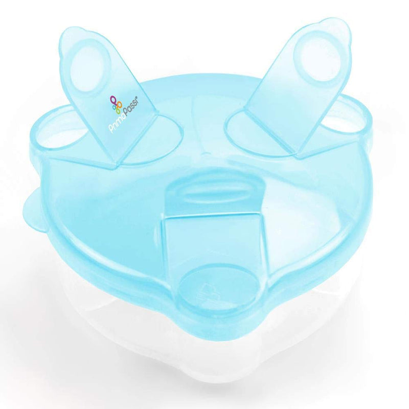 Travel Tot Formula Dispenser | Portable Baby Milk Powder Container | BPA- Free (Blue)