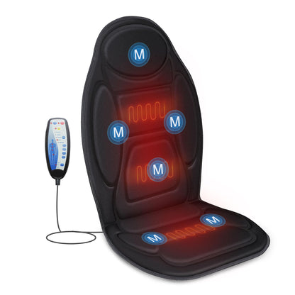 Snailax Soothing Heat Vibration Massager Seat