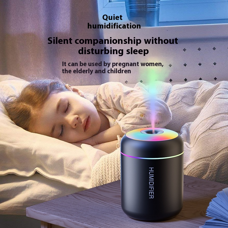 Compact Aura LED Mist Humidifier