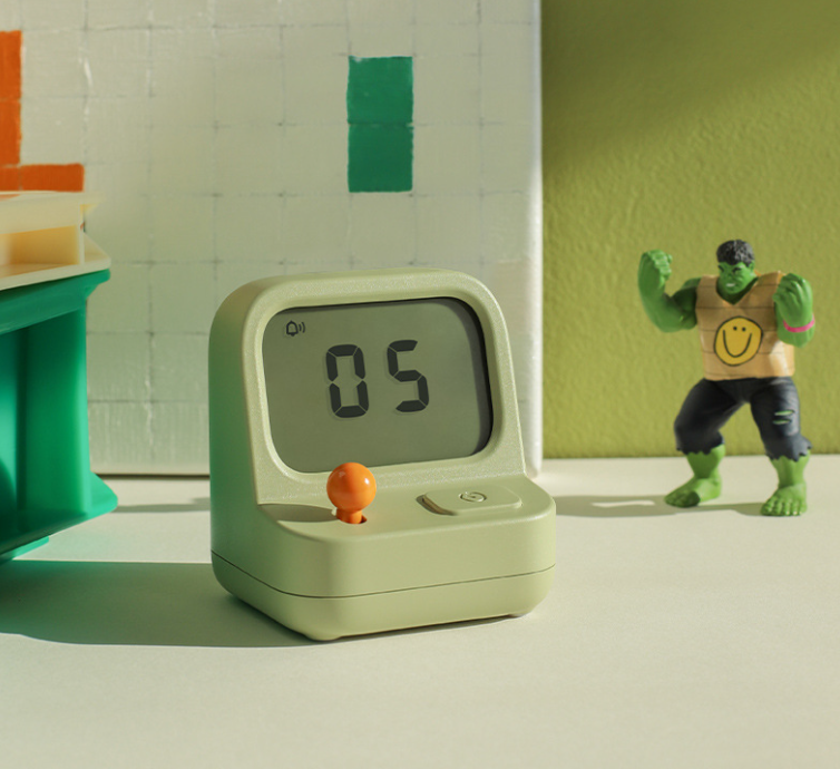 Compact Kitchen Timer Clock