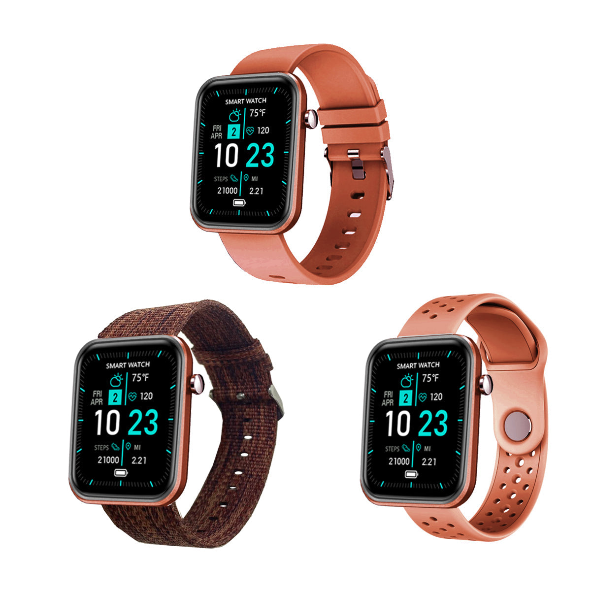 Tri-Band Wellness Smartwatch
