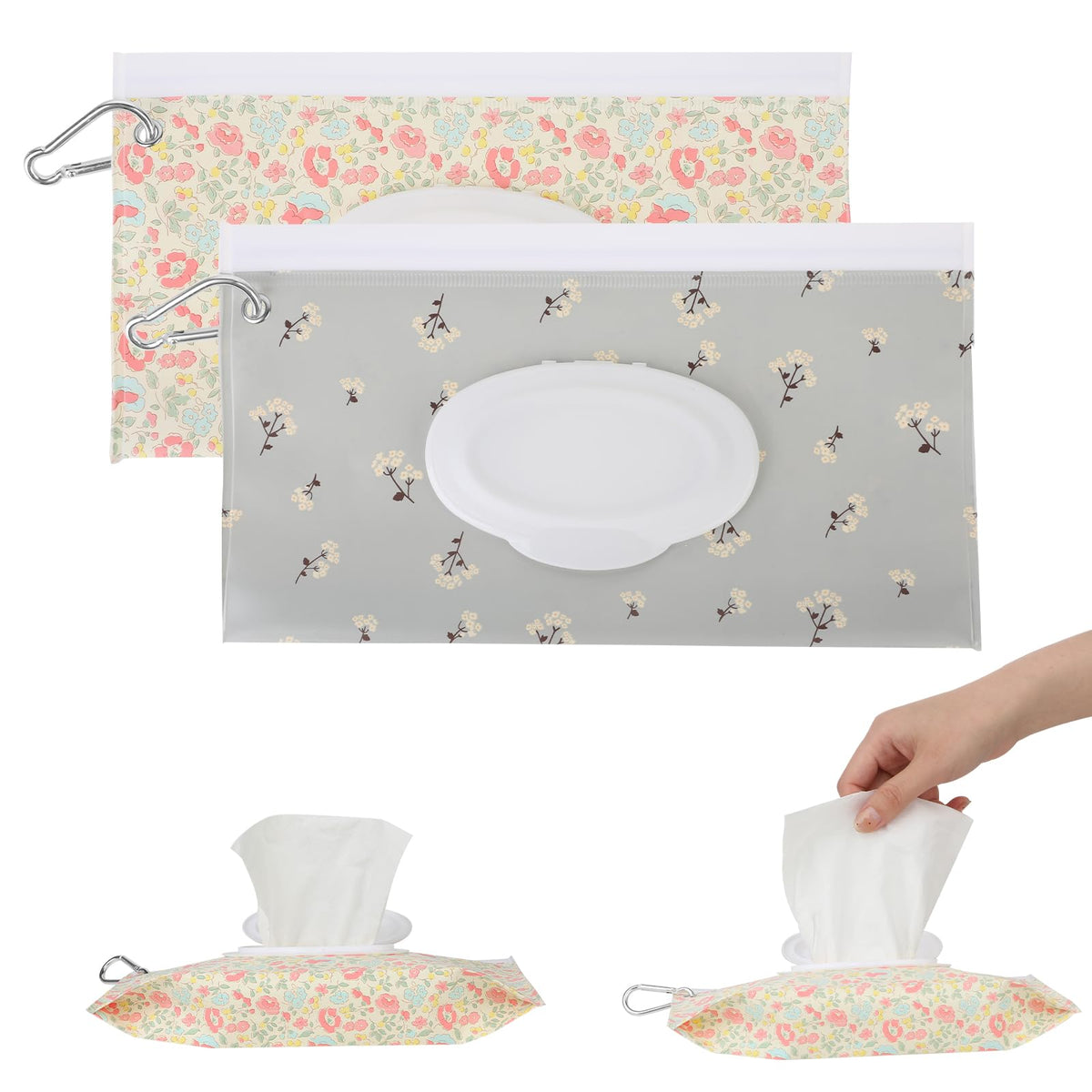 Qianyu Dual Pack Portable Baby Wipes Case