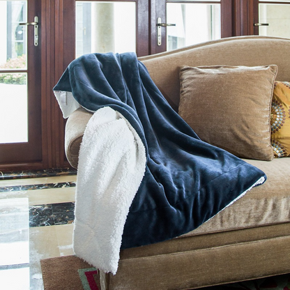 Cozy Lamb Microfleece Throw