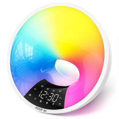Sunrise Simulation Smart Clock with White Noise