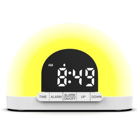 Morning Glow Alarm Clock with Light