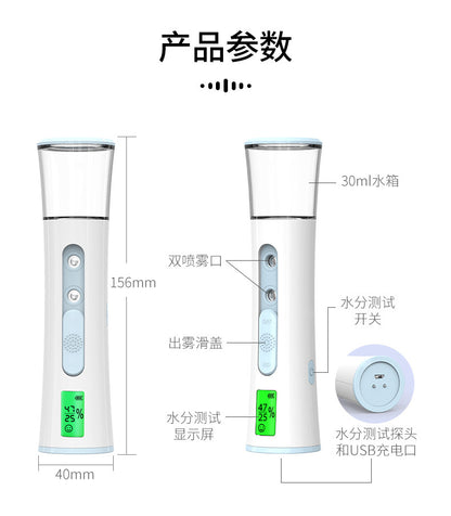 Portable Dual-Mist Facial Sprayer