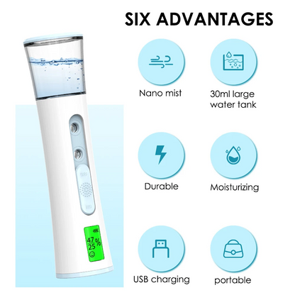 Portable Dual-Mist Facial Sprayer