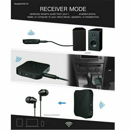 Bluetooth Dual-Function Audio Adapter for TV & Home