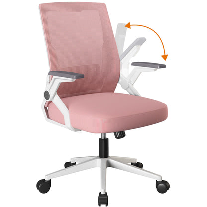 COMHOMA ErgoFlex Mesh Office Chair with Flip-up Armrests